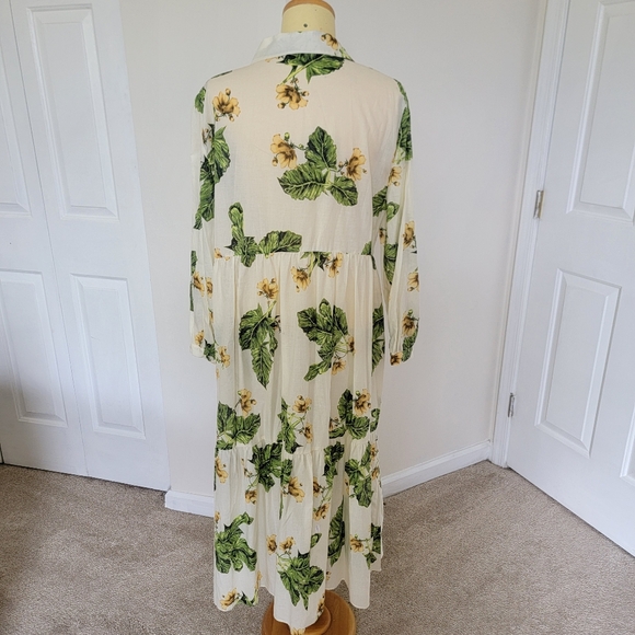 NWT Zara Floral Print Dress ZW Collection - Picture 4 of 5